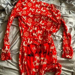 Sleepwear or Christmas wear one piece bodysuit
